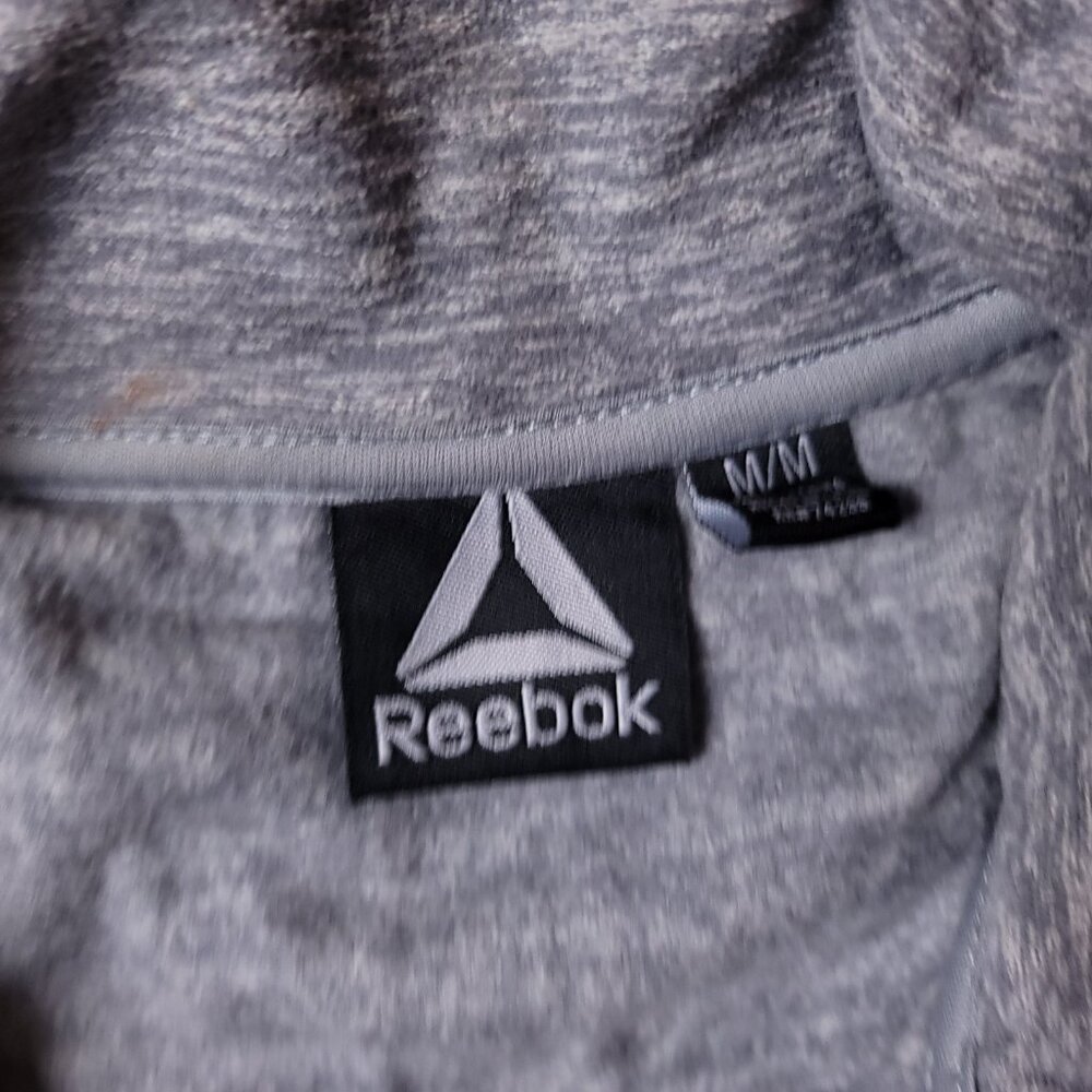 Reebok Jacket Womens M Medium Gray Full Zip Active Athletic Top Track Running - Picture 3 of 10